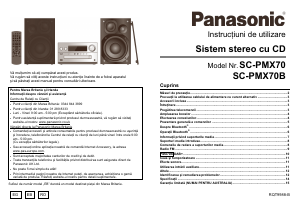 Manual Panasonic SC-PMX70EG Stereo set
