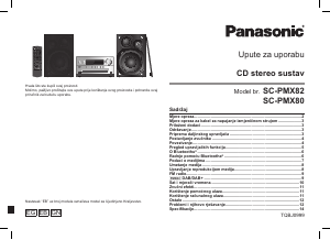 Priručnik Panasonic SC-PMX82 Stereo komplet