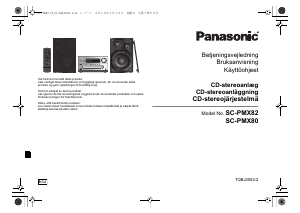 Käyttöohje Panasonic SC-PMX82EG Stereosetti