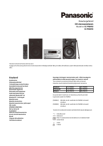 Kasutusjuhend Panasonic SC-PMX92 Stereokomplekt