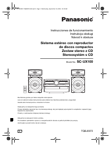 Instrukcja Panasonic SC-UX100E Zestaw stereo