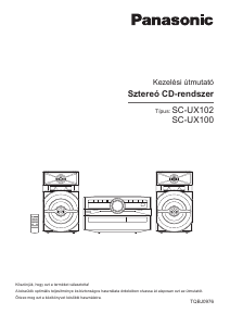 Használati útmutató Panasonic SC-UX102 Sztereóberendezés