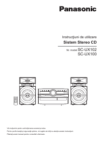 Manual Panasonic SC-UX102 Stereo set