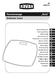 Manual Xavax Naila Scale