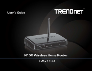 Manual TRENDnet TEW-711BR Router