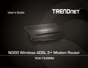 Manual TRENDnet TEW-722BRM Router