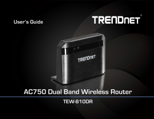 Handleiding TRENDnet TEW-810DR Router