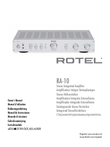 Bruksanvisning Rotel RA-10 Förstärkare