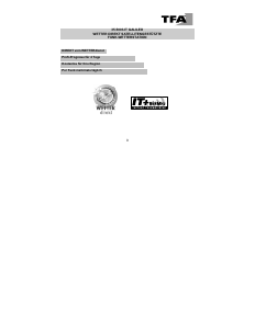 Bedienungsanleitung TFA Galileo Wetterstation