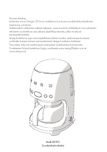 Käyttöohje Smeg DCF01CREU Kahvikone