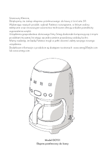 Instrukcja Smeg DCF01CREU Ekspres do kawy