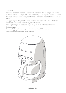 Mode d’emploi Smeg DCF02BLEU Cafetière