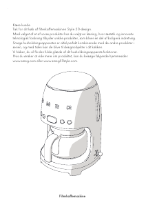 Brugsanvisning Smeg DCF02PBEU Kaffemaskine