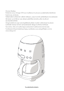 Käyttöohje Smeg DCF02WHEU Kahvikone