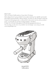 Brugsanvisning Smeg ECF01BLEU Kaffemaskine