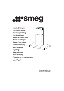 Manual de uso Smeg KICTIS90BL Campana extractora