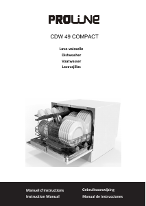 Mode d’emploi Proline CDW 49 Compact Lave-vaisselle