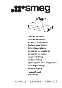 Manual de uso Smeg KSP90XE Campana extractora