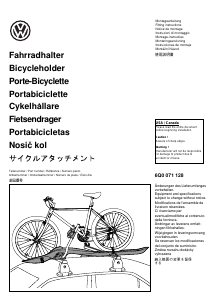 Mode d’emploi Volkswagen 6Q.071.128 Porte-vélo