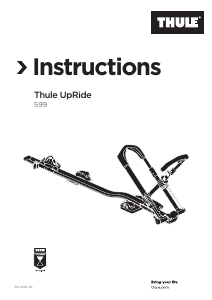 Manual de uso Thule UpRide 599 Porta bicicleta
