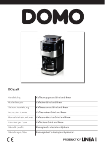 Handleiding Domo DO721K Koffiezetapparaat