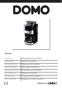 Manual Domo DO721K Coffee Machine