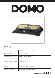 Bedienungsanleitung Domo DO8715P Crêpes Maker