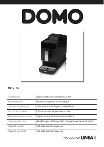Bedienungsanleitung Domo DO718K Espressomaschine