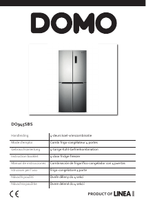 Manual Domo DO945SBS Fridge-Freezer