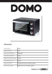 Handleiding Domo DO1027GO Oven