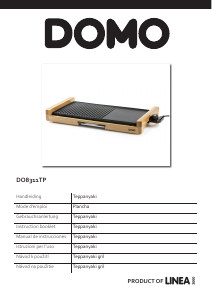 Bedienungsanleitung Domo DO8311TP Tischgrill