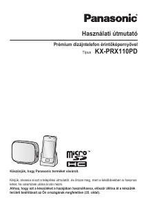 Használati útmutató Panasonic KX-PRX110PD Vezeték nélküli telefon