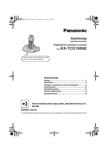 Käyttöohje Panasonic KX-TCD152NE Langaton puhelin