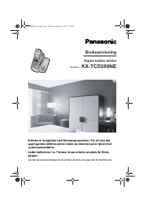 Bruksanvisning Panasonic KX-TCD203NE Trådlös telefon