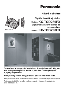 Manuál Panasonic KX-TCD280FX Bezdrátový telefon
