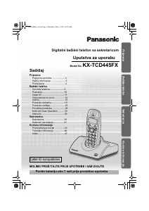 Priručnik Panasonic KX-TCD445FX Bežični telefon