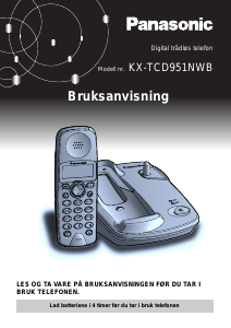 Bruksanvisning Panasonic KX-TCD951 Trådløs telefon