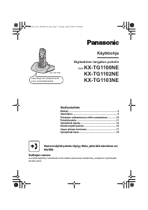 Käyttöohje Panasonic KX-TG1102NE Langaton puhelin