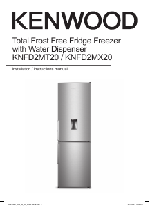 Manual Kenwood KNFD2MX20 Fridge-Freezer