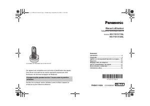 Mode d’emploi Panasonic KX-TG1312SL Téléphone sans fil