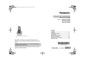 Manual Panasonic KX-TG1312SP Telefone sem fio