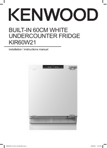 Manual Kenwood KIR60W21 Refrigerator