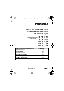 Manual Panasonic KX-TG1611 Telefon wireless