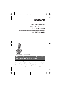 Handleiding Panasonic KX-TG2511BL Draadloze telefoon