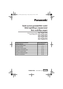 Manual Panasonic KX-TG2511FX Telefon wireless
