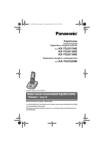 Käyttöohje Panasonic KX-TG2522NE Langaton puhelin