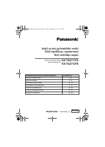 Manual Panasonic KX-TG2711FX Telefon wireless
