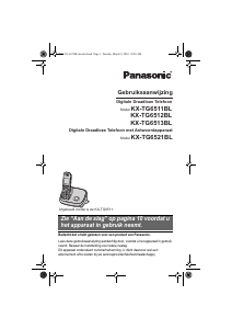 Handleiding Panasonic KX-TG6511BL Draadloze telefoon