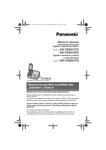 Manuál Panasonic KX-TG6512FX Bezdrátový telefon