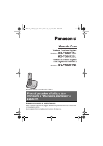 Manuale Panasonic KX-TG6621SL Telefono senza fili
